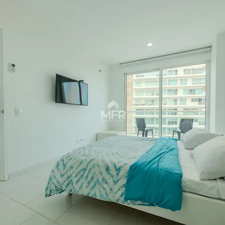 Apartment Edificio Morros 3, Beachfront & 2 Bedrooms By Inmobiliaria Mfr Cartagena